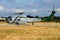 US Navy SH-60 Seahawk helicopter from USS Truman taking off at Hyeres Naval Base, France - June 13, 2010