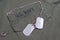 Us navy uniform with dog tags