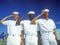 US sailors saluting