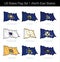 US States Flag Set - North East