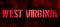 US STATES WEST VIRGINIA , grunge dirty wall texture, red and black