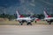 US Thunderbirds Jets on Tarmac