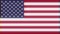 USA America flag on jumpy glitch interference old computer lcd led tube tv screen display seamless loop animation black