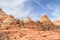 USA, Arizona: Coyote Buttes - Colorful Sandstone Rock Formations