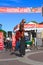 USA, AZ/Tempe: Festival Entertainer - Stilt Walker In Bird Costume