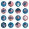 Usa badges