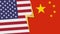 Usa and China financial, diplomatic crisis concept.