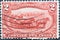 USA - Circa 1898: a postage stamp printed in the US showing the Trans-Mississippi Exposition: Farming in the West