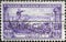 USA - Circa 1951 : a postage stamp printed in the US showing historic pictures of the Battle of Brooklyn. Text: Washington Saves H