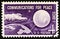 USA - CIRCA 1960: A stamp printed in USA shows Echo I Communications Satellite, circa 1960.