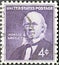 USA - Circa 1961  a postage stamp printed in the US showing a portrait of the newspaper publisher Horace Greeley