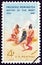 USA - CIRCA 1961: A stamp printed in USA shows The Smoke Signal after Remington, circa 1961.