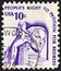 USA - CIRCA 1975: A stamp printed in USA from the `Americana` issue shows Contemplation of Justice statue J. E. Fraser