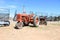 USA: Classic Tractor - IH Farmall 1953 Super C with Seed Drill
