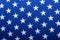 USA Flag. Close-up of the Stars on an American Flag, United States