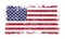 USA flag colorful grunge sticker