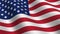 USA flag - seamless loop