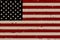 USA flag wood background