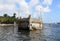 USA, Florida/Miami: Tourist Attraction - Stone Barge of Villa Vizcaya