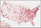 USA Freeways Highways Interstates Roads Map HD