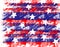 USA national holiday - July 4th Independence day. Abstract american flag background.