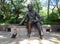 USA. New-York. Central Park. Statue of Hans Christian Andersen