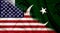 USA and Pakistan Country flags