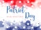 USA Patriot day background.