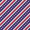 USA patriotic seamless pattern