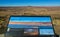 USA, PHENIX, ARIZONA- NOVEMBER 18, 2019:  land forms and mountains, overlook, colorful landscape. Petrifed forest national