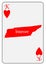 USA Playing Card King Hearts