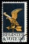 USA Postage Stamp Register and Vote with an eagle weathervane