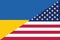 USA Ukraine friendship national flag cooperation diplomacy country emblem