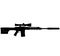 USA United States Army Sniper rifle, United States Armed Forces, United States Marine Corps - Sniper long range rifle Remington