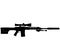 USA United States Army Sniper rifle, United States Armed Forces, United States Marine Corps - Sniper long range rifle Remington