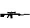 USA United States Army Sniper rifle, United States Armed Forces, United States Marine Corps - Sniper long range rifle Remington