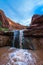 USA, Utah, Escalante Wilderness. Waterfall in Coyote Gulch