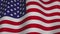 Usa waving background flag means freedom and nation - seamless video loop