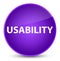 Usability elegant purple round button