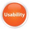 Usability premium orange round button