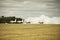 USAF Thunderbirds flying aerobatic team on a military airfield