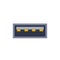 USB A 2.0 pc universal connector icon. Vector graphic illustration of Port in flat style.