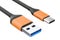 USB-C charging data cable, type C male to type A male. 3D render