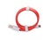 USB cable for charging your smartphone and transferring data, twisted. Isolated on a white background