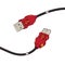 USB Cable Plug Red Cartoon Design Vector Illustration