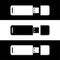 USB. flash drive. thumb drive. flash memory. usb drive design black and white