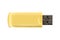 USB flash drive yellow memory stick