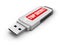 USB flash Memory Top Secret (clipping path included)