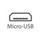 Usb port icon. Micro-USB sign. Vector illustration, flat design