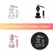 Use candle snuffer manual label icon